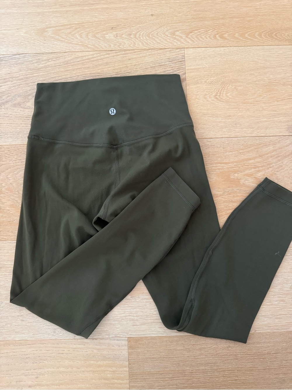 lululemon athletica Olive Green High-Rise Leggings